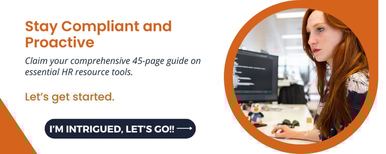 AN HR professional downloading the Ulliance Ultimate HR Resource Guide