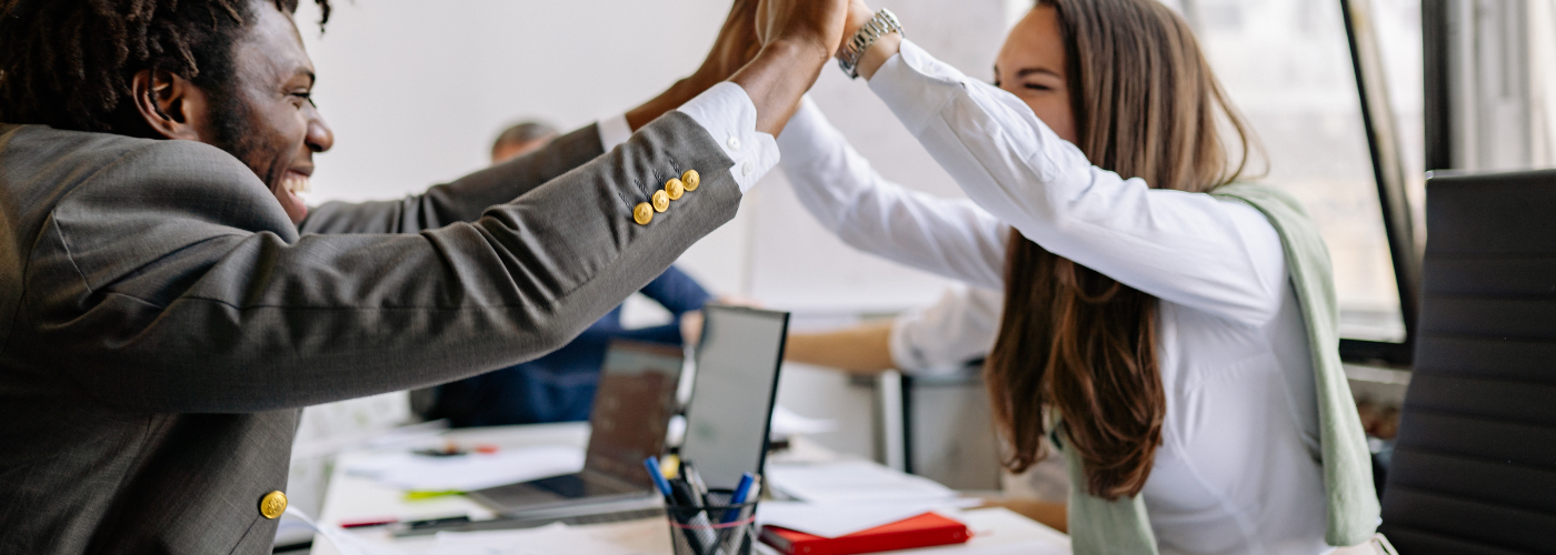 Employees engaging in meaningful, kind interactions at work Employees engaging in meaningful, kind interactions at work