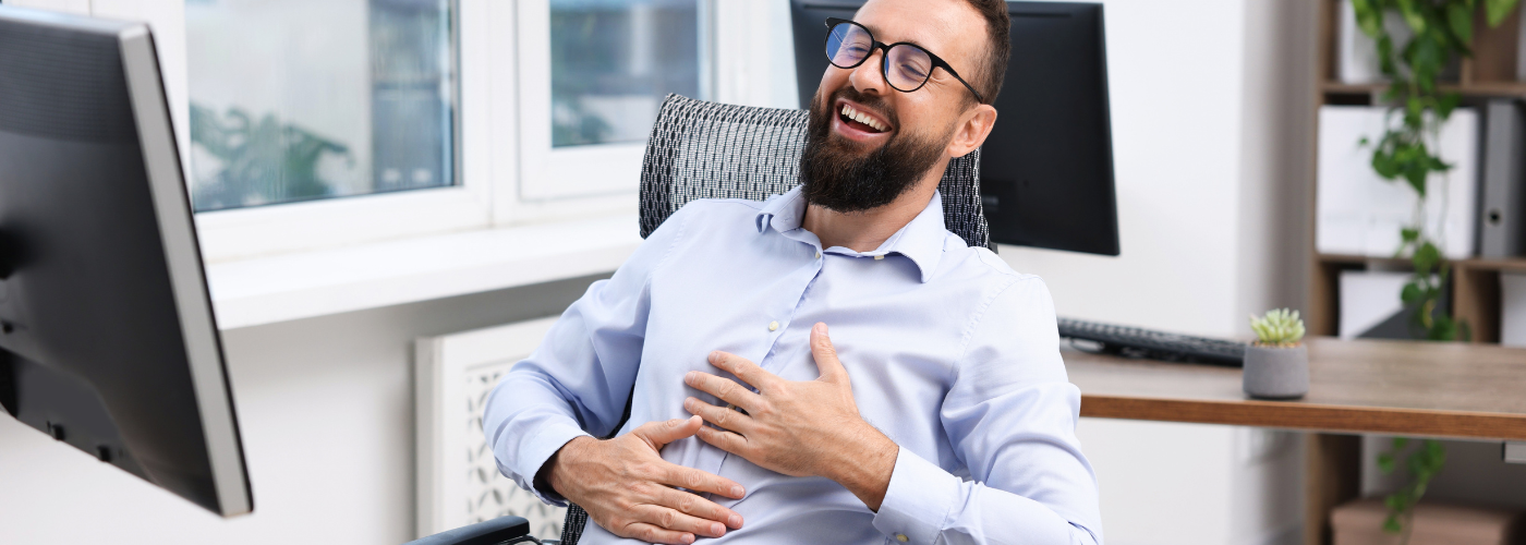 Employee practicing self-compassion and mindfulness with support from HR and EAP services Employee practicing self-compassion and mindfulness with support from HR and EAP services