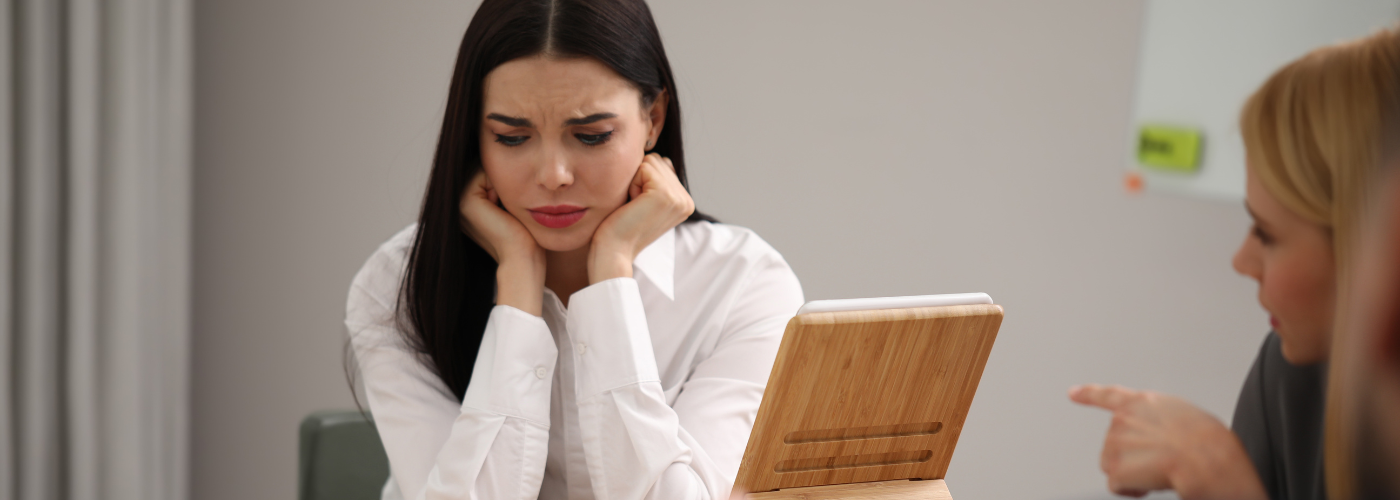 Woman being bullied at work
